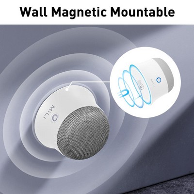 Intelligent Galaxy Mili Magnetic Steareo Bluetooth White Speaker