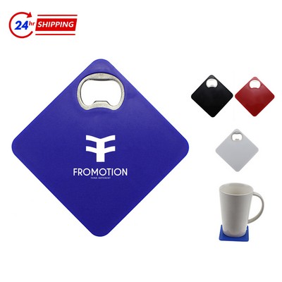 Coaster with Bottle Opener
