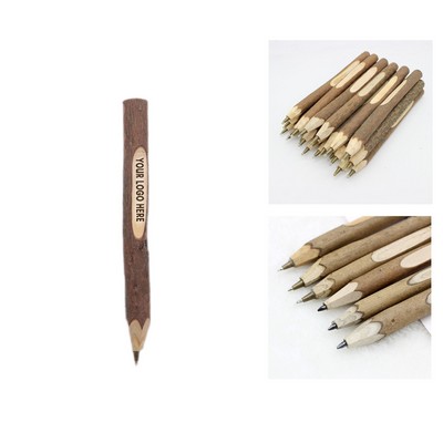 Natural Wood Bark Pencil / Ballpoint Pen