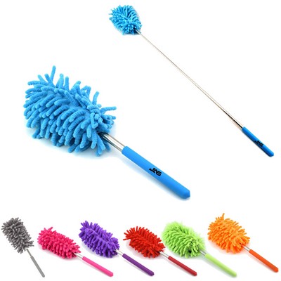 Retractable Chenille Duster with Telescopic Pole