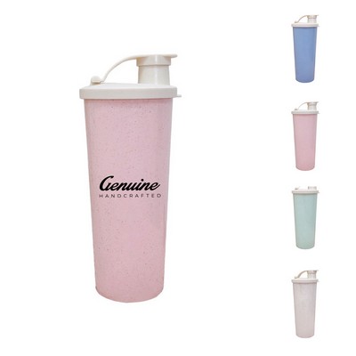 15oz Eco-friendly Wheat Straw Tumbler