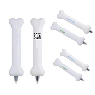 White Bone Shaped Ballpoint Pen