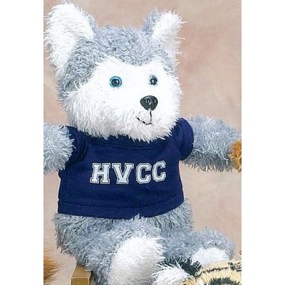 Remington Series Husky Dog Stuffed Animal w/Shirt (10")