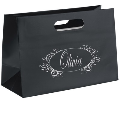 Olivia™ - Boutique Die Cut Handle Tote - Foil Print