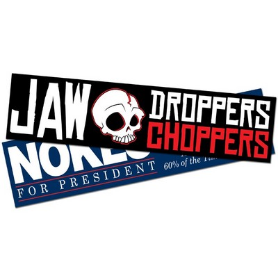 Bumper Sticker / Decal - UV-Coated Vinyl - 11x3 Rectangle Shape