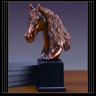 Horse Bust, 12"h x 5"w