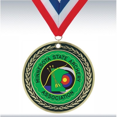 4'' Gold Insert Medal