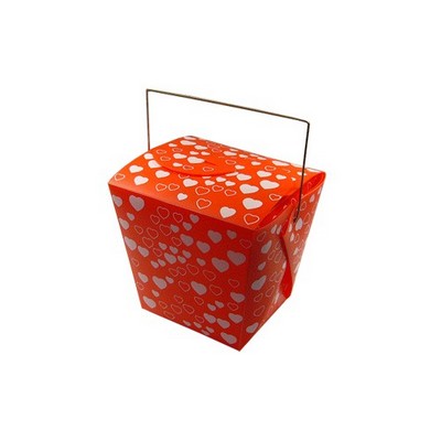 Heart Print Take-Out Box