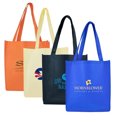 Grocery Polypropylene Tote Bag w/ 6" Gusset