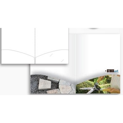 Sculptured Pockets® Presentation Folder w/Curved Edge Pockets