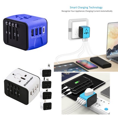 Promotek iBank® World Travel Adapter for 150 countries