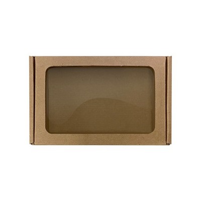 6" x 4" Cardboard Box with Window Lid