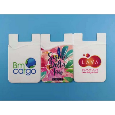 Silicone Phone Wallet with Full Colors Printing