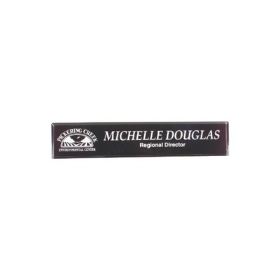 10" x 2" Black Acrylic Desk Wedge