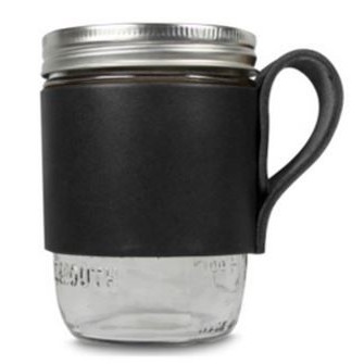 Leather Sleeve for Mason Jar