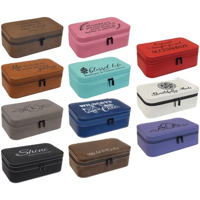 7 1/2" X 4 1/2" Leatherette Jewelry Box