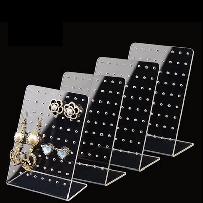 72 Holes Acrylic Earrings Display Organizer
