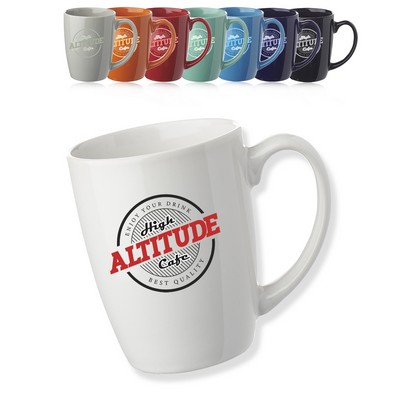 Curved Custom Coffee Mugs - 12 oz