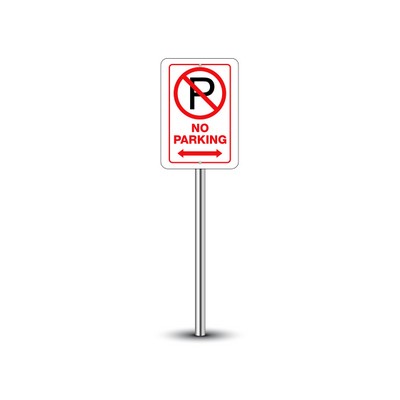 No Parking Signs (1ft x 1ft) SQFT