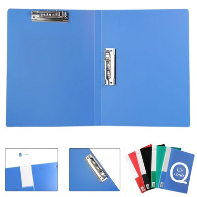 Double Strong Clips File Folder