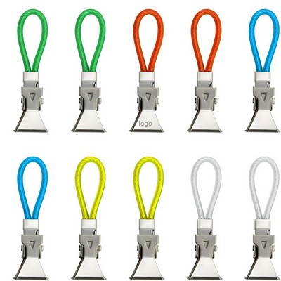 Towel Storage Clip with Hanging Loop