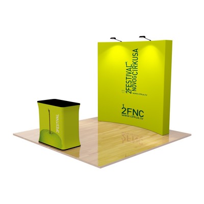 Velcro Fabric Pop-Ups - 8' Straight