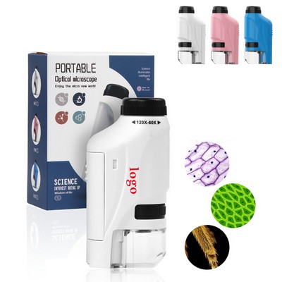 Handheld Kids Portable Microscope with LED Lights