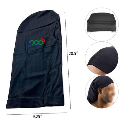 Black Spandex Dreadloc Cap