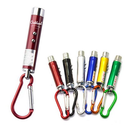 Mini Led Light Flashlight with Carabiner