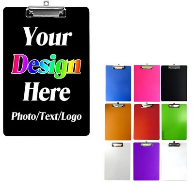 A4 Letter Size Durable Plastic Clipboard for Office