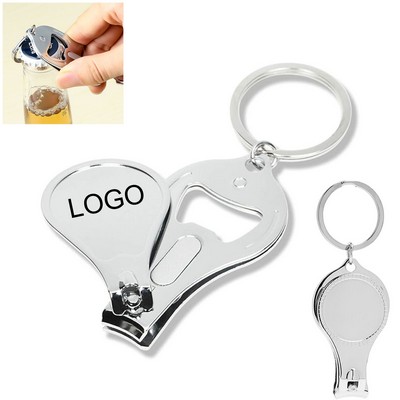Nail Clipper Cutter with Bottle Opener