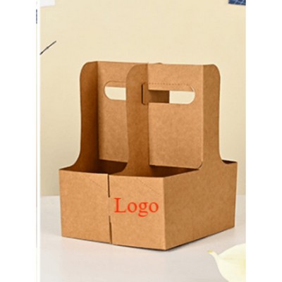 2 Drinks Carrier Box W/ Handle