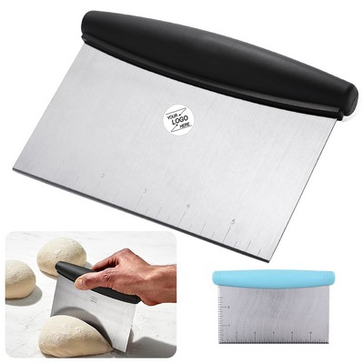 Dough Scraper and Pastry Cutter With Scale Food Chopper Baking Supplies Kitchen Gadgets