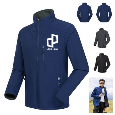 Outdoor Windproof Polyester Jacket