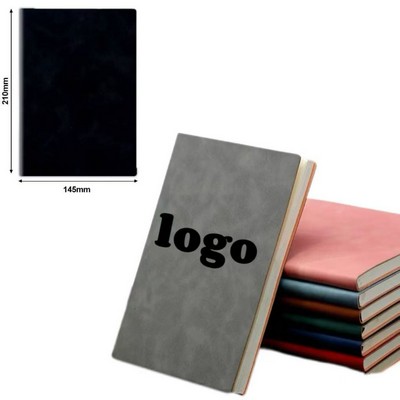 A5 Suede Leather Notebook (100 sheets of paper )