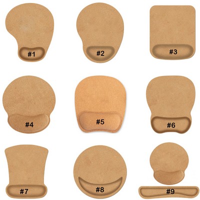 Cork Wrist Support Mouse Pad