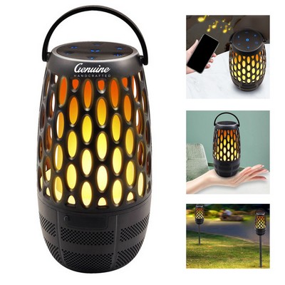 4-in-1 LED Portable Bluetooth Speaker with Atmosphere Lantern
