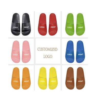 Custom Unisex PVC Slippers in Multiple Sizes
