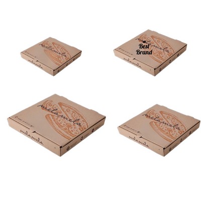 Disposable 10" Kraft Paper Pizza Box